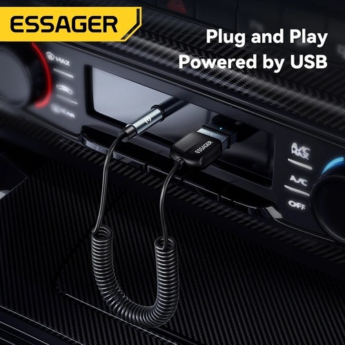 USB Bluetooth Aux Adattatore Dongle USB A Jack da 3,5 mm Audio Kit vivavoce AUT - Photo 4/8