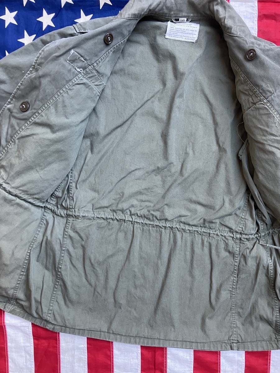 Vintage 1950's Field Jacket M50, Size 34L (M/L), Incredibly Rear