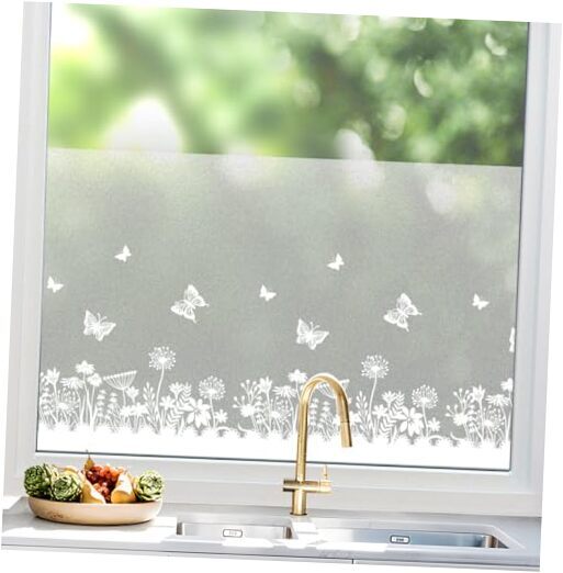 Window Privacy Film with Installation Tools, 17.7