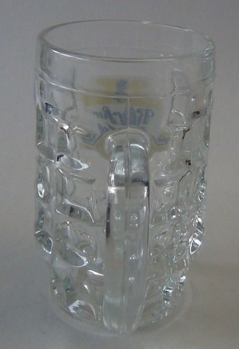 Vintage Austrian Villacher .5L Beer Glass Mug - circa 1980 - Sanahed #1321 - Picture 3 of 4