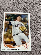2013 Topps Series 2 Houston Astros Baseball Card #342 Matt Dominguez