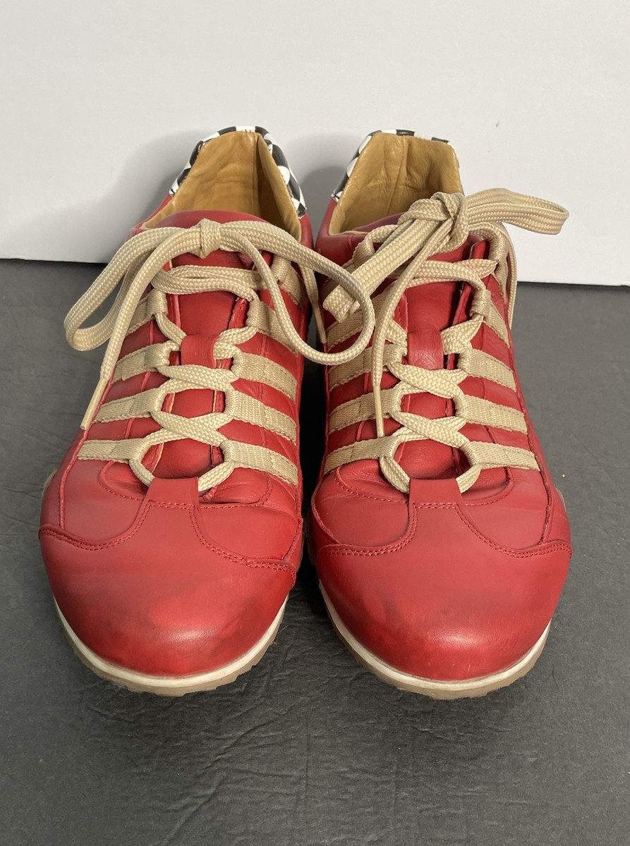 VTG Racing Sneaker Grandprix Original Corsa Rosso Shoe Sz 41 EU Made In Portugal VTG Racing Sneaker Grandprix Original Corsa Rosso Shoe Sz 41  main image 3