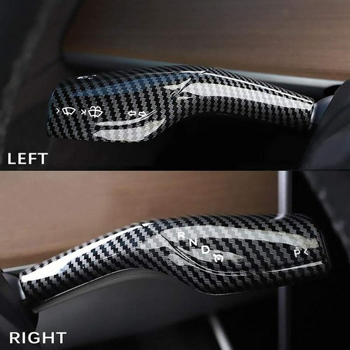 Steering Lever Cover for Tesla Model 3 Y Gear Shift Cover Accessories Decorative - Picture 3 of 9