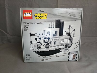 NEW LEGO IDEAS Steamboat Willie (21317) classic Minnie and Mickey  minifigures 673419312424|
