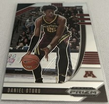 2020-21 Panini Prizm Draft Picks Basketball Daniel Oturu Minnesota Rookie #33