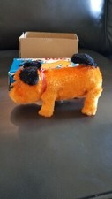 Vintage WIND-UP SNIFFING DOG w/ Box TN Made in Japan Works well-Great condition