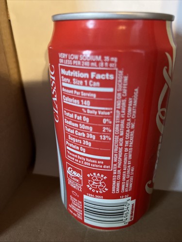1994 Coca Cola Classic 12oz Can. Christmas Coke - Picture 3 of 7