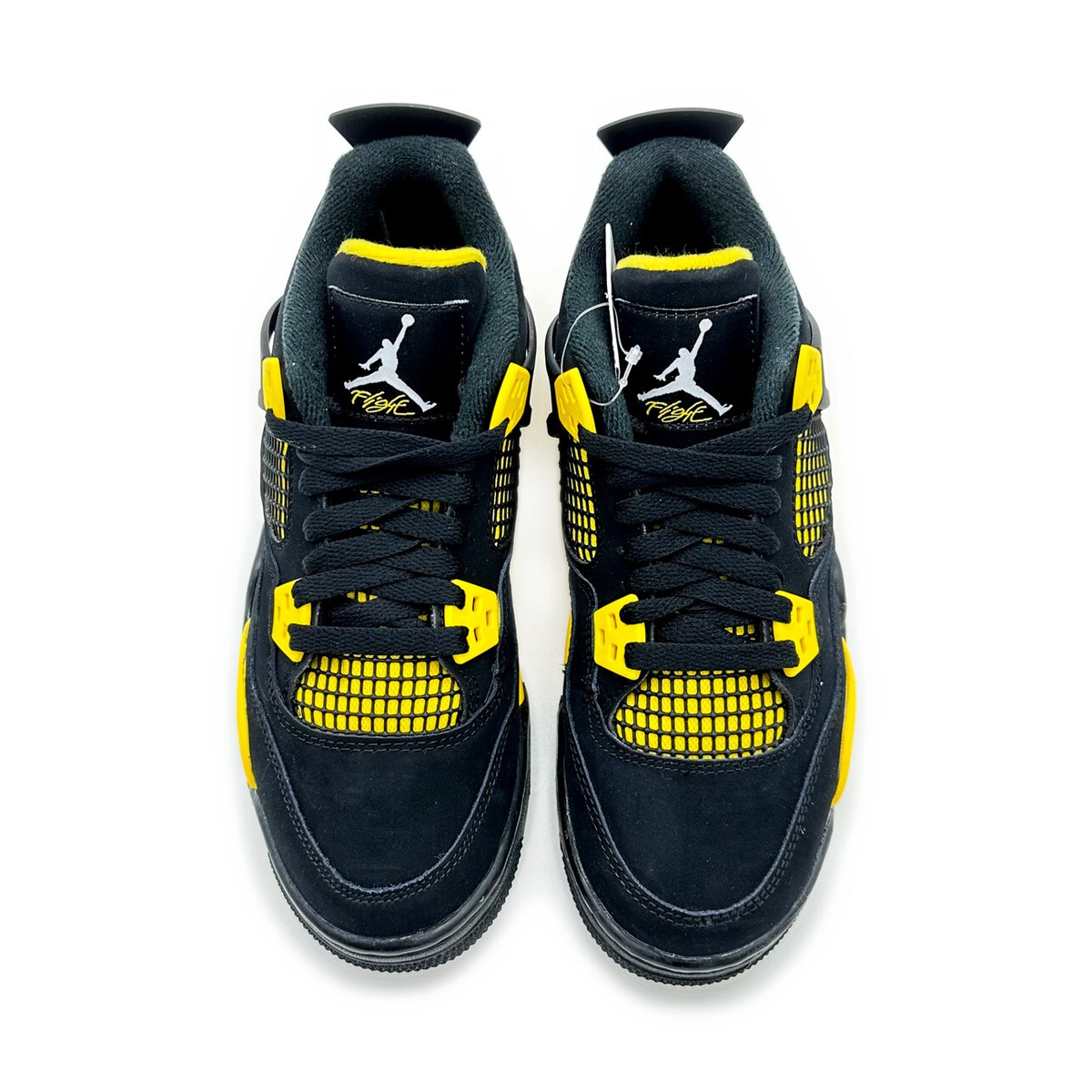 408452-017 Nike GS Air Jordan 4 Retro Thunder Black Gold 408452-017 Nike GS Air Jordan 4 Retro Thunder Black Gold