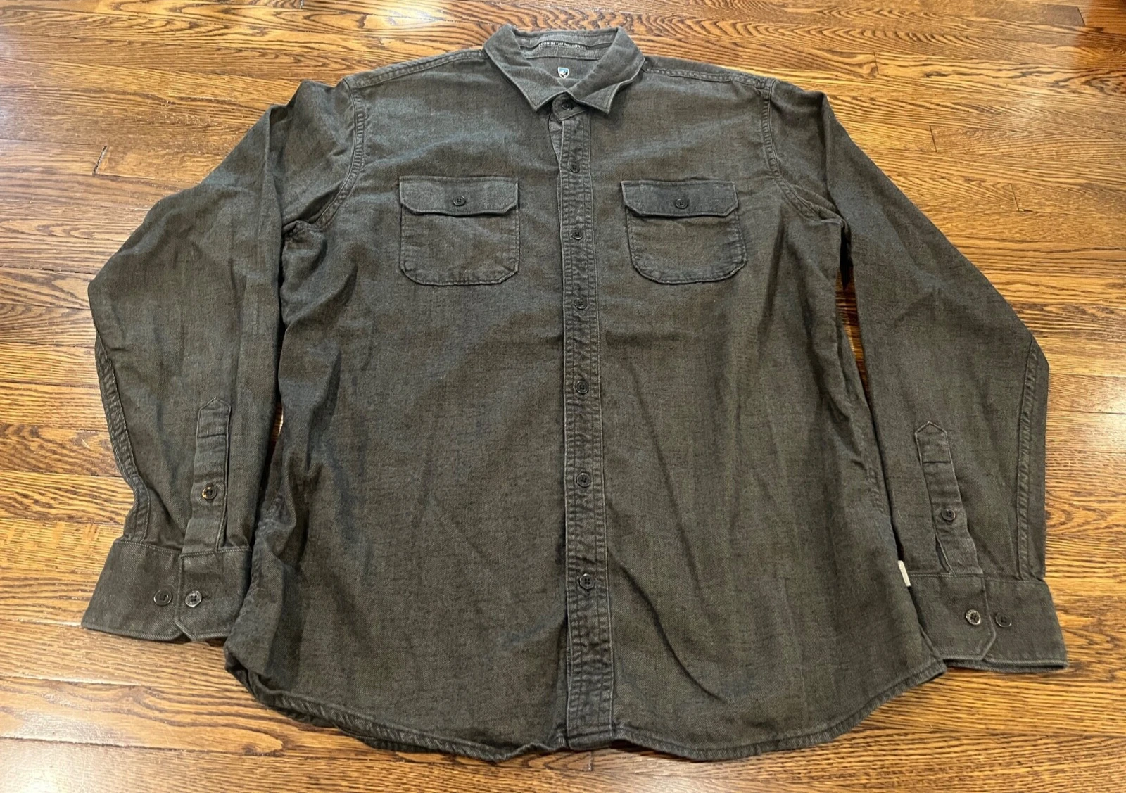 Kuhl Shirt Men L Gray Long Sleeve Button Up Hiking Logo Outdoor 5 Panel
Opens in a new window or tab