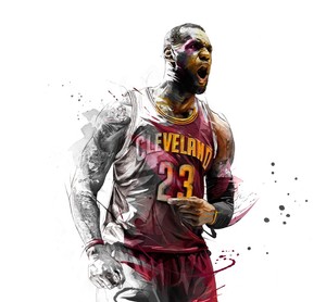 lebron james poster