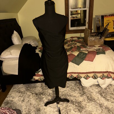 Windsor Size Large Black Bodycon Fitted Mini Dress,  Sexy, Classy , Date Night