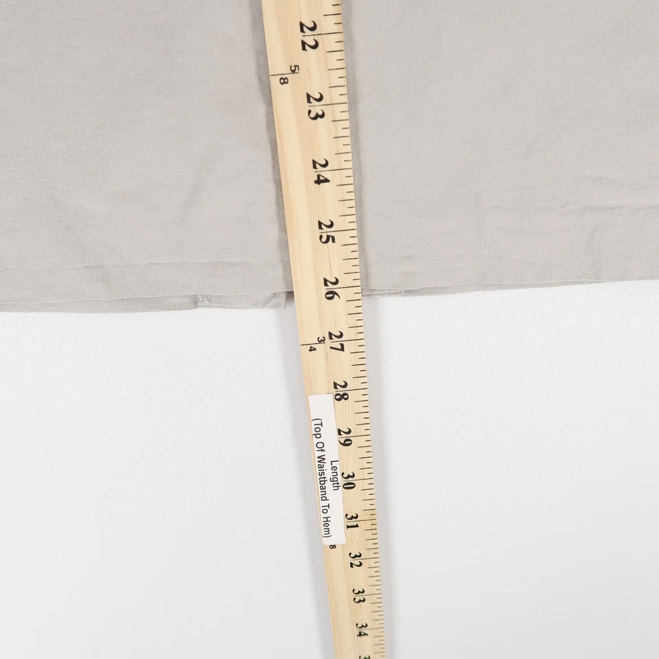 Saia Emanuel Ungaro Feminina 6 Bege Cinza Mistura de Linho - Imagem 4 de 4