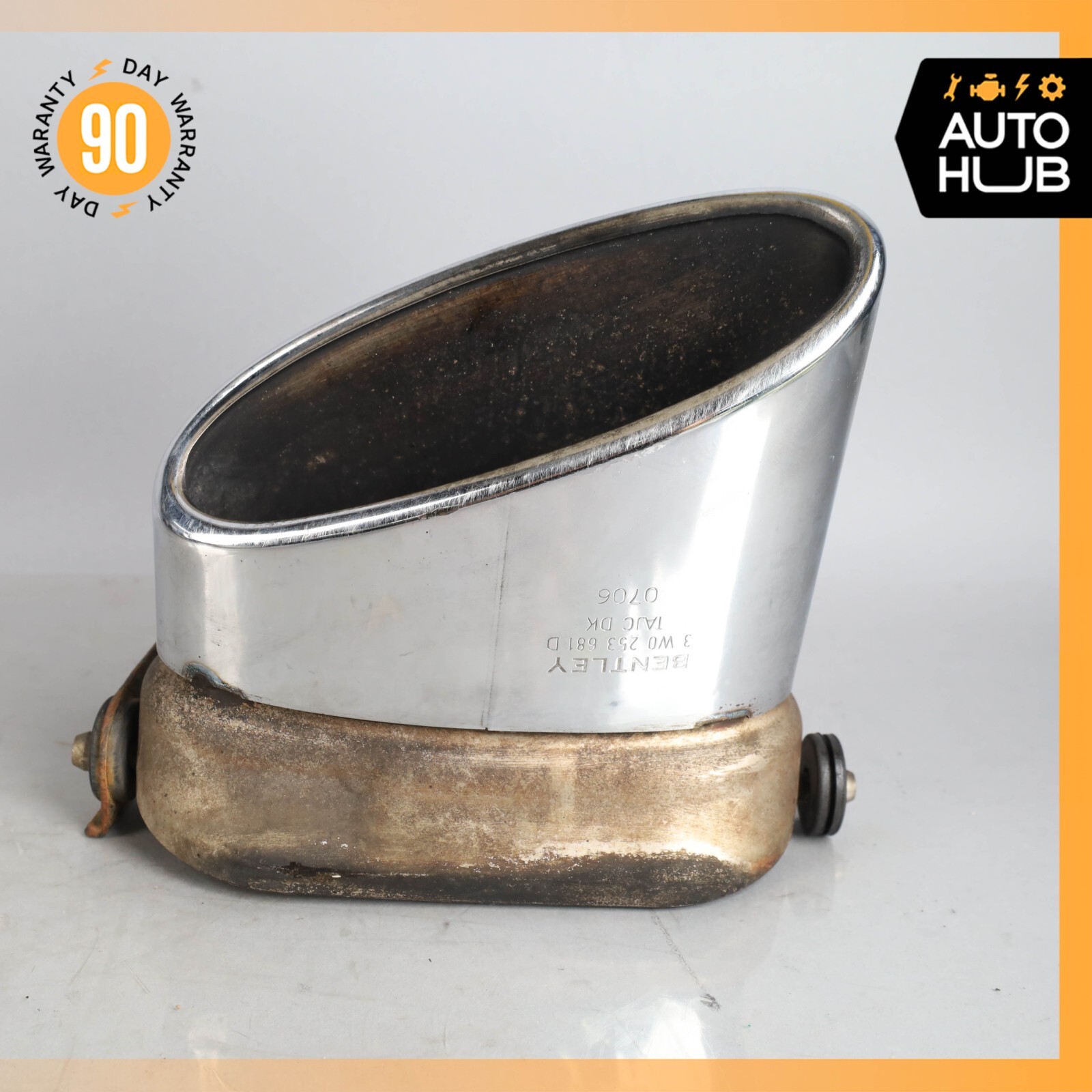 Bentley Continental GTC GT Exhaust Muffler Tips Left and Right Set OEM