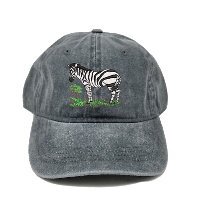 Wildlife Zebra horse embroidered dad hat, Zebra embroidered cap hat