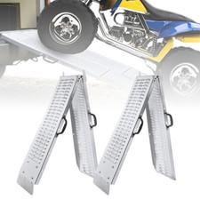 2x Faltbare Rampe max.400 kg Auffahrrampe Laderampe Klappbar Eisen Verladerampe*