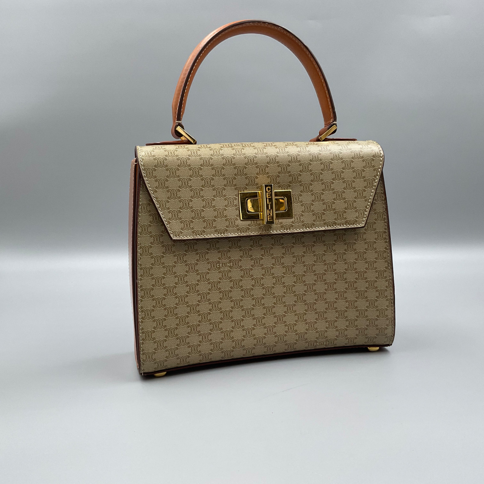 CELINE MACADAM PATTERN Structured Style Very Good… - image 1