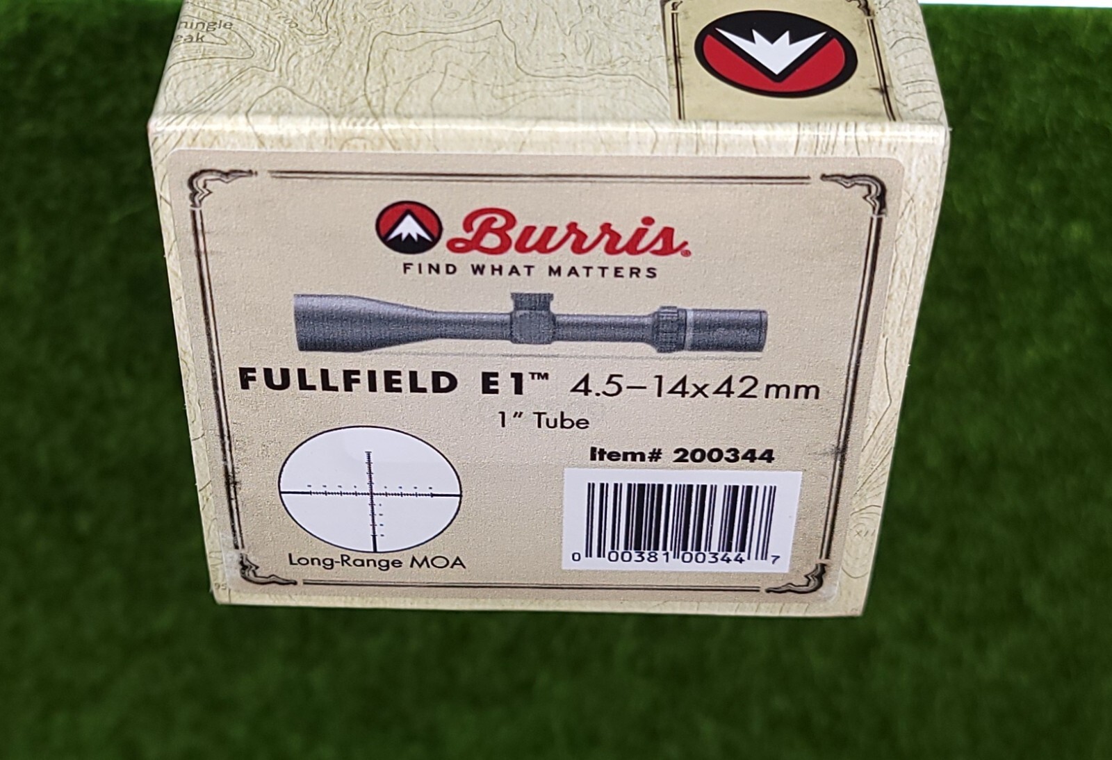 Burris Fullfield E1 4.514x42mm Rifle Scope Long Range MOA Reticle