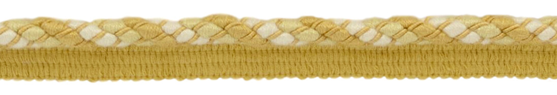 Decorative Twisted Rope Cord with Lip, Color# VL07 [Sold By The Yard]