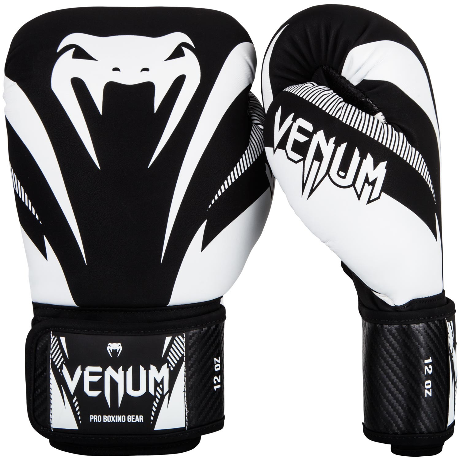 Venum Impact scatolae Muay Thai Guanti-Nero Bianco Venum Impact scatolae Muay Thai Guanti-Nero Bianco