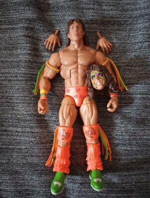 Mattel WWE Elite From The Vault Ultimate Warrior Figure WrestleMania VI Legends 
