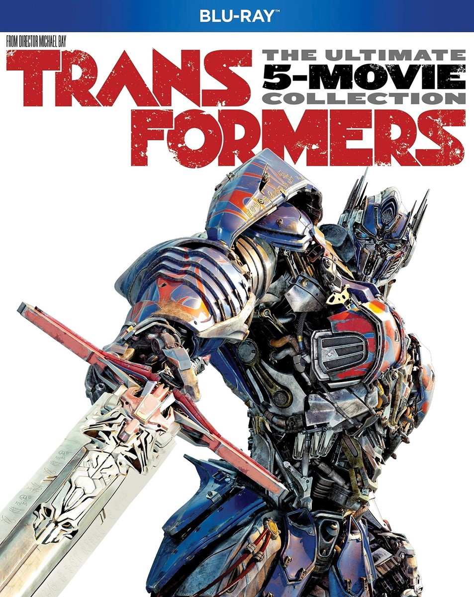 Transformers 5 Movie Collection Blu ray Box Set 2007 2017 764 min