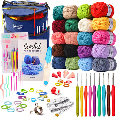 Crochet Kit for Beginners Adults and Kids - Make Amigurumi and Crocheting Kit