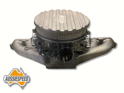 Ford crossflow 250 4.1 tall alloy rocker covers Australian made Black ...