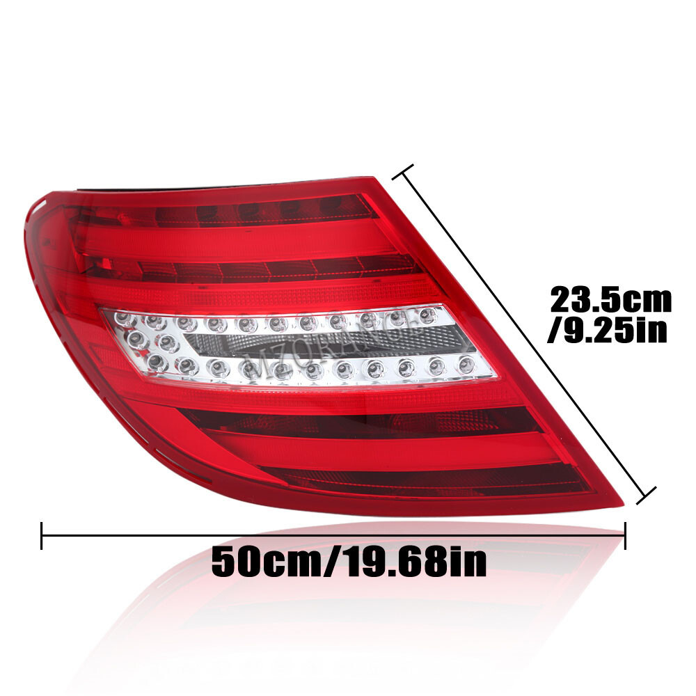 Pair LED Tail Light For MERCEDESBENZ W204 C Class C250 C350 C63 AMG Rear Lamp eBay