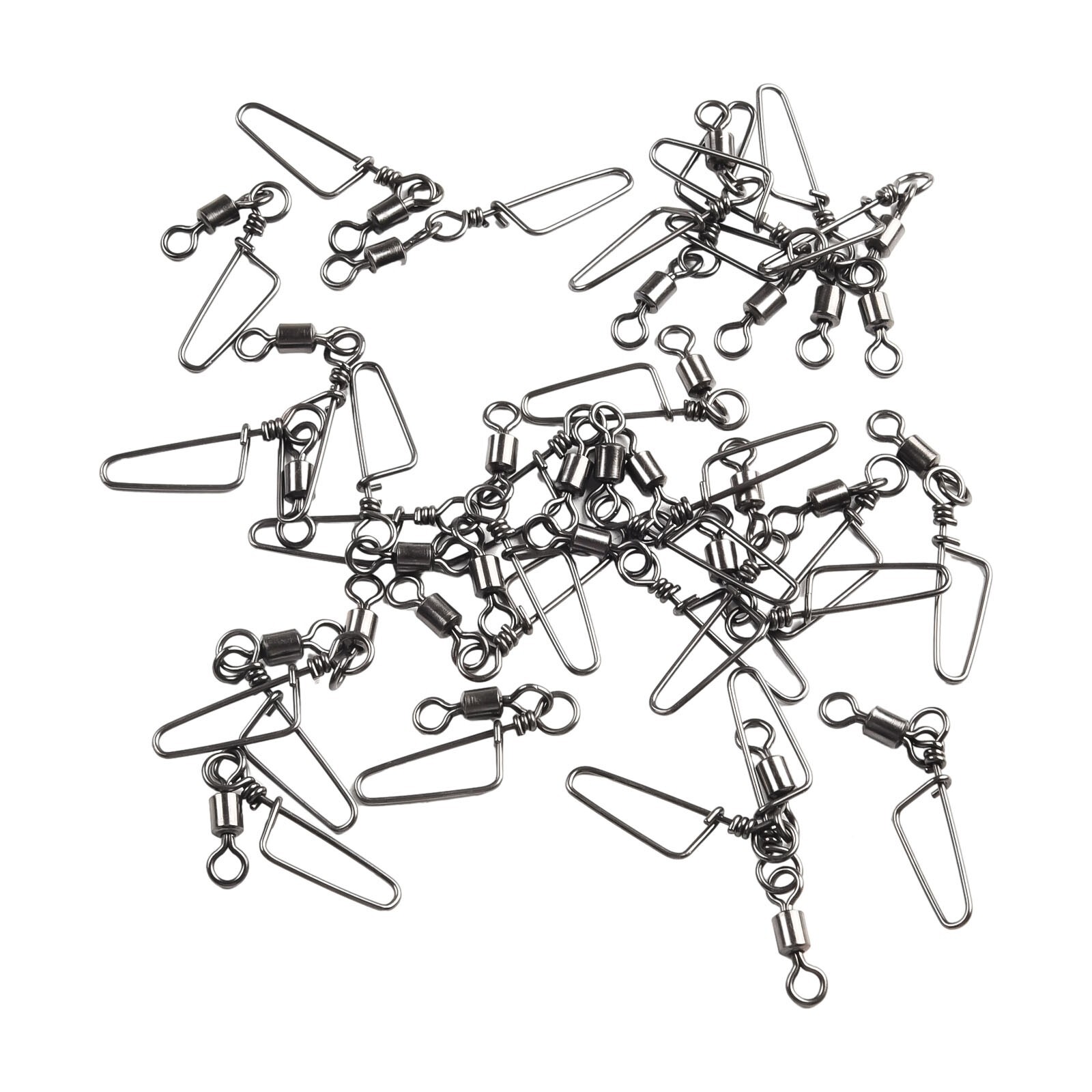 Multipurpose Fishing Accessories Snap Swivels for Bass Fishing and Kite