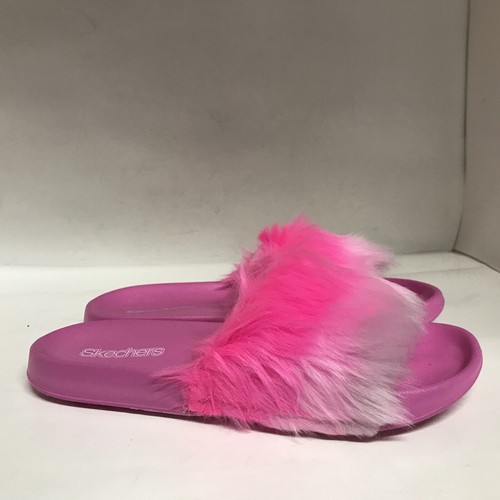 Skechers Sunny Slides Furry Fab Hot 