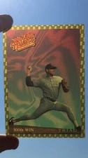 1993 NOLAN RYAN WHATABURGER 300th WIN 3-D BLANK BACK PROOF CARD Ultra Rare NM/M!