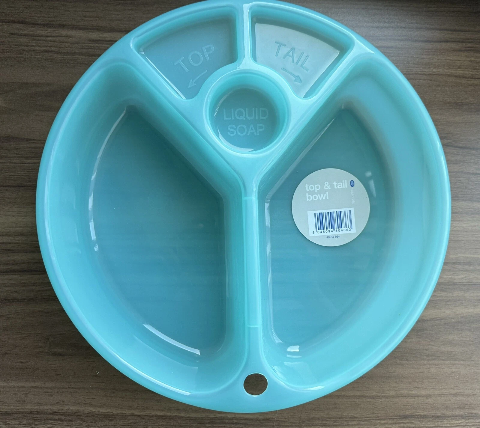 2 X Nursery Baby Newborn Infant Bath Bathing Top And Tail Wash Bowl N Cleaning