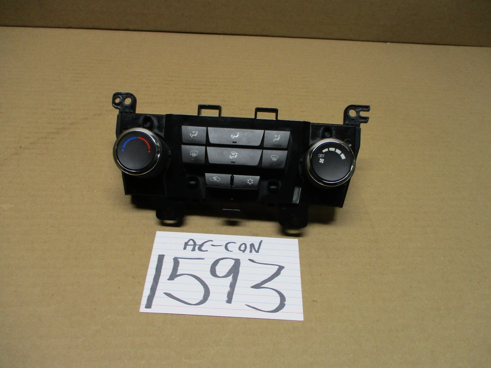 2011 2012 Chevrolet Cruze AC and Heater Control Used Stock #1593-AC 