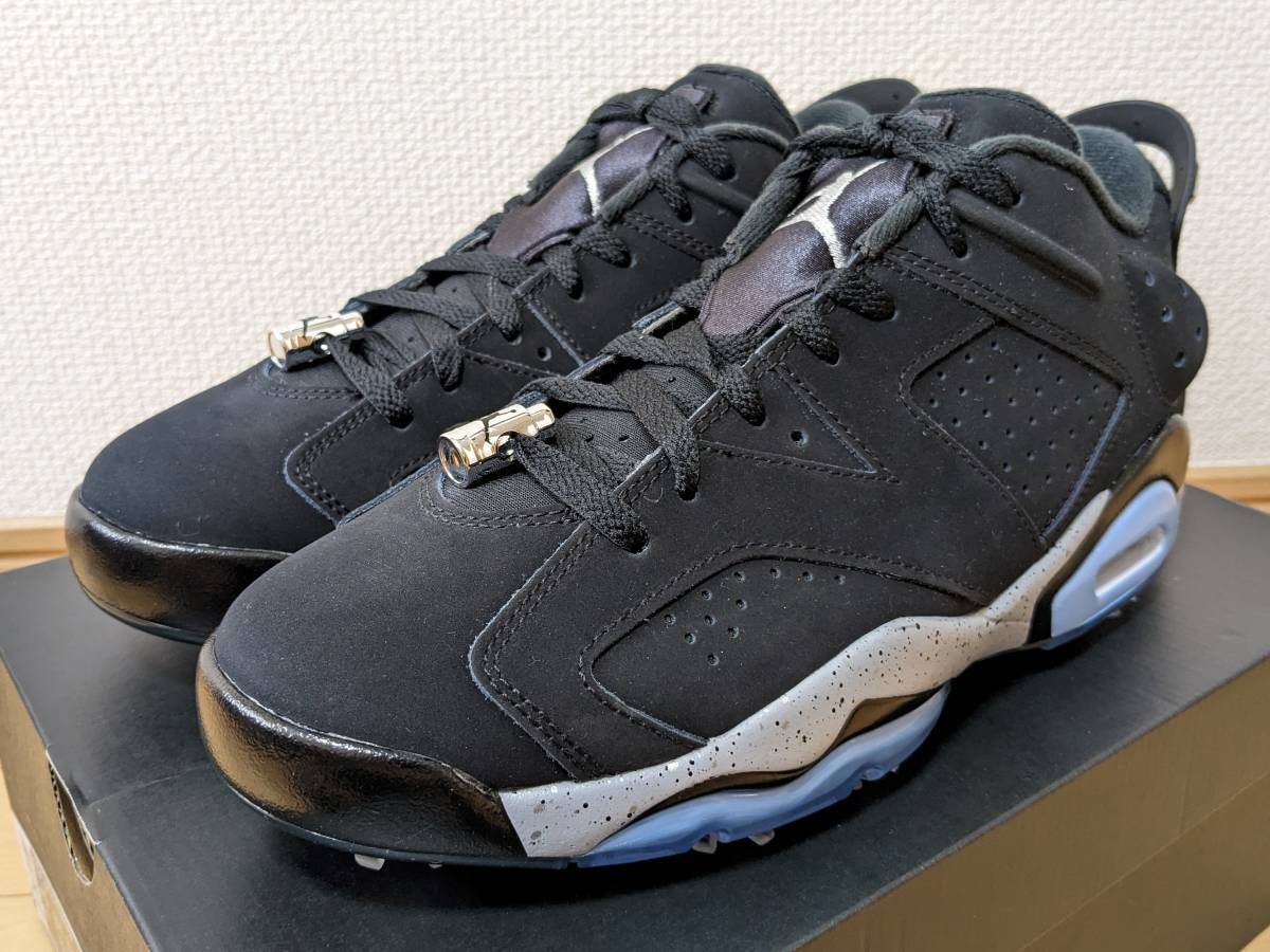 AIR JORDAN 6 LOW GOLF CHROME 27.5cm US9.5 FD0204 001 AIR JORDAN