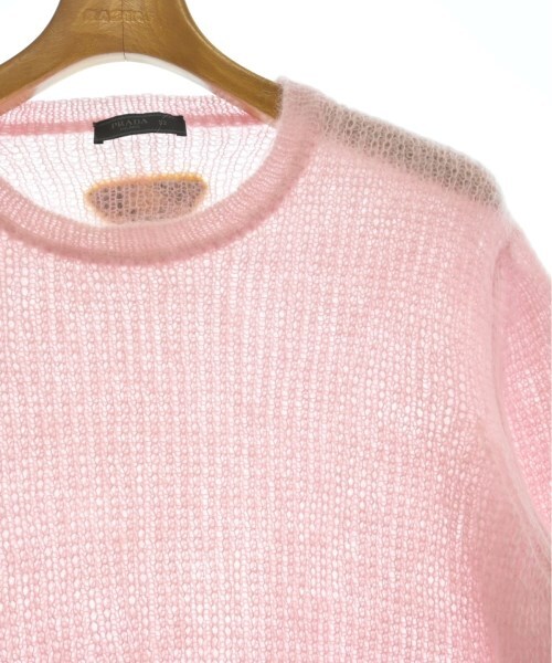 PRADA◆ニット・セーター(厚手)/36/ウール/PNK/無地/2017年製/ PRADA Knitwear/Sweater Pink 52(Approx. XL) 2200531525036 | eBay
