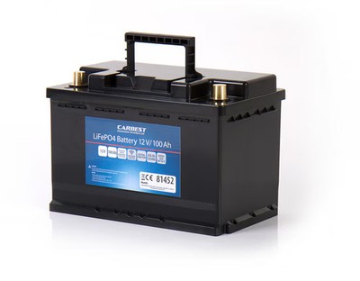 Carbest Li100BT-HH6 Lithium-Eisen-Phosphat Batterie, 100Ah, mit Heizfunktion, mi