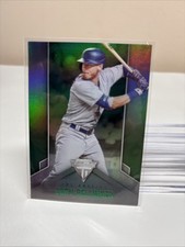 2020 Chronicles Los Angeles Dodgers Cody Bellinger Titanium Green Parallel card 