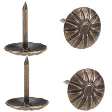 Antique Upholstery Tacks,120PCS,Furniture Tacks Nails,7/16 Inch Brass