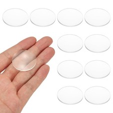 10 Pack Biconvex Lens, 31mm Dia. 65mm Focal Length Optical Lenses