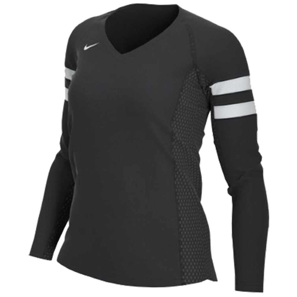 Nike Club Ace Long Sleeve Volleyball Jersey Women's XS S Black