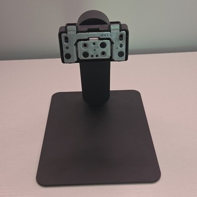 Black Monitor Stand Base for 1 Monitor, 100x100mm VESA Mount Plate MCK300606