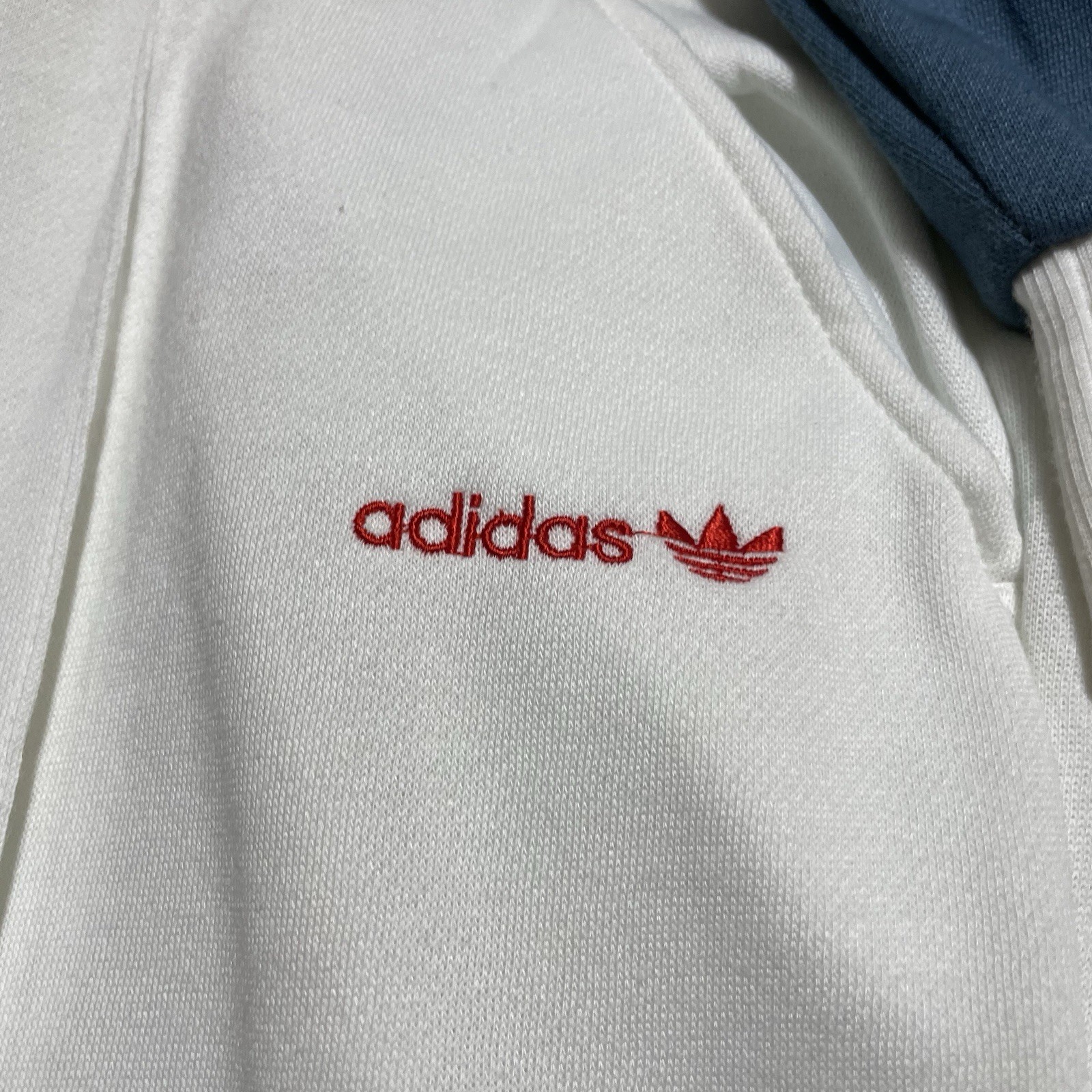 Adidas Two Piece Tracksuit Mens Large XL Blue Red Vintage 70s 80s Retro Rare thumbnail 2