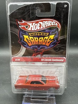  2009 Hot Wheels Wayne's Garage CHASE INITIALS RED 64 LINCOLN CONTINENTAL 8/39