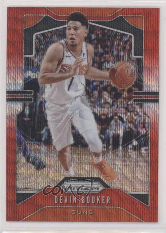 2019-20 Panini Prizm Ruby Wave Prizm Devin Booker #67 xb8