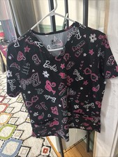 womens scrub tops size large new