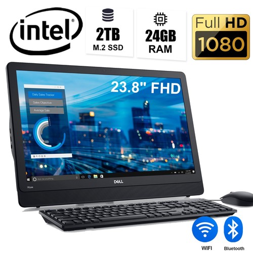 Dell All in One Desktop PC ,Intel, up to 24GB RAM, 2TB SSD, Windows 10/11, WiFi - 第 1/8 張圖片
