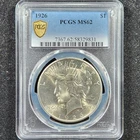 Better Date UNC Silver 1926 Peace $1 Dollar | PCGS MS62