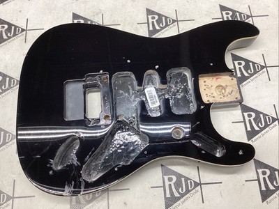 Fender MIM Tom Morello Stratocaster Electric Guitar Body Black Bound Floyd