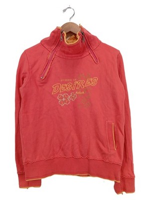 Killah Damen Kapuzenpullover Rot Gr. 38/M mit Schriftzug