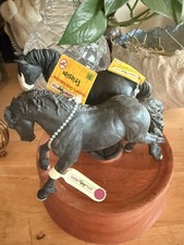 Safari Classic "Black Fresian" And Shire Horse Lot W Tags